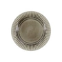 House Doctor - Pleat Assiette, Ø 22 cm, gris / marron