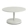 Muuto - Linear Steel Outdoor Table basse, Ø 70 x H 40 cm, gris RAL 7044