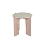 OYOY - Lune Table d'appoint Ø 50 x 43 cm, naturel / blanc