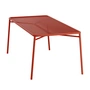 OUT Objekte unserer Tage - Ivy Table de jardin, 170 x 90 cm, rouge terre de sienne