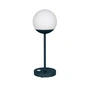 Fermob - Mooon ! Lampe LED à accu, H 41 cm, bleu acapulco