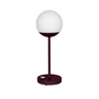 Fermob - Mooon ! Lampe LED à accu, H 41 cm, cerise noire
