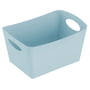 Koziol - Boxxx Boîte de rangement L, bleu recyclé