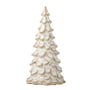 Bloomingville - Auden Sapin de décoration, H 19 cm, blanc