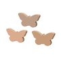 Cam Cam Copenhagen - Crochets en bois, papillon, rose mix (set de 3)