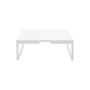 Softline - Mirror Table basse, small, laquée blanc