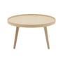 Softline - Alma Table d'appoint, large, frêne laqué