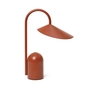 Ferm Living - Arum Lampe de table à LED rechargeable, rouge