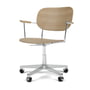 Audo - Co Task Chair avec accoudoirs, chêne