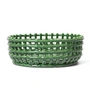 Ferm Living - Céramique Centerpiece Coupe, emerald green