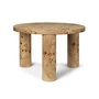 Ferm Living - Post Table basse Ø 65 x H 41 cm, Naturel
