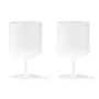 Ferm Living - Ripple Verre à vin, givré (set de 2)