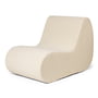 ferm Living - Rouli Center Modul Fauteuil, blanc cassé (Pure Bouclé)