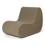 Ferm Living - Rouli Center Modul Fauteuil, sable (Pure Bouclé)