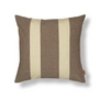 Ferm Living - Strand Outdoor Coussin, 50 x 50 cm, carob brown / parchment