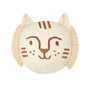 Nobodinoz - Coussin tigre, 35 x 30 cm, marron / natural