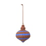 Broste Copenhagen - Pulp Spinning Top Pendentif décoratif, Ø 7,5 x H 9 cm, caramel brown