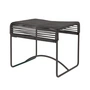 Acapulco Design - Acapulco Tabouret, cuir noir / noir
