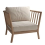 Fritz Hansen - Skagerak Tradition Chaise lounge d'extérieur, teck / sable clair