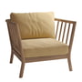 Fritz Hansen - Skagerak Tradition Outdoor Lounge Chair, teck / jaune miel