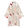 Marimekko - Unikko Peignoir, S, poudre / gris foncé / dark cherry