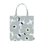 Marimekko - Pieni Unikko sac en coton, cotton / gris / sable