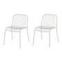 Blomus - Yua Wire Outdoor Chaise, silk gray (lot de 2)