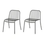 Blomus - Yua Wire Outdoor Chaise, granite gray (lot de 2)