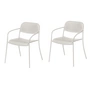 Blomus - Yua Outdoor - Fauteuil, silk gray (lot de 2)