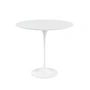 Knoll - Saarinen Tulip Table d'appoint ronde, H 52 x Ø 41 cm, stratifié blanc / blanc
