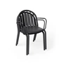 Fatboy - Fred's Outdoor Chaise avec accoudoirs, anthracite (set de 2) (édition exclusive)