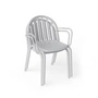 Fatboy - Fred's Outdoor Chaise avec accoudoirs, gris clair (set de 2) (édition exclusive)
