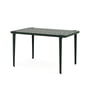 TipToe - Table de jardin MIDI Collection, 130 x 80 cm, forest green