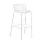 Kartell - Chaise de bar de jardin Hiray, 75 cm, blanc