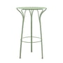 Kartell - Hiray Outdoor Table haute, vert sauge