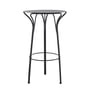 Kartell - Hiray Outdoor Table haute, noir