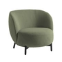 Kartell - Lunam Fauteuil, noir / vert (tissu Orsetto)
