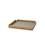 Lind DNA - Airy Teak Plateau Square S, teck / Nupo light grey