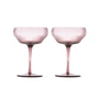 Pols Potten - Pum Coupe verre, violet foncé (set de 2)
