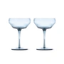 Pols Potten - Pum Coupe verre, bleu clair (set de 2)