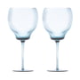 Pols Potten - Pum Coupe Verre à vin L, bleu clair (set de 2)