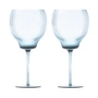 Pols Potten - Pum Coupe Verre à vin L, bleu clair (set de 2)