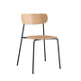 Andersen Furniture - Scope Chaise, piétement noir / chêne teinté blanc