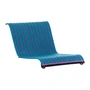 Magis - South Housse d'assise pour fauteuil de jardin Lounge, bleu / bleu clair