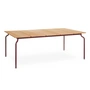 Magis - South Table de jardin, 200 x 120 cm, teck / bordeaux