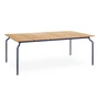 Magis - South Table de jardin, 200 x 120 cm, teck / bleu nuit