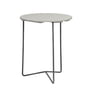 Grythyttan - 6B 60 Table de jardin Ø 60 cm, Chêne laqué blanc