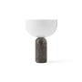 New Works - Kizu Portable LED Lampe de table avec batterie, gris du marais