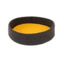 myfelt - Kuno Panier pour chien, Ø 60 cm, incrustation jaune ocre