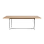 Thonet - S 1070 Table de salle à manger, 220 x 100 cm, chêne massif huilé (Pure Materials)
